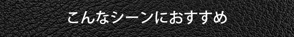 こんなシーンにおすすめ